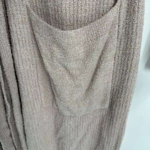 BAREFOOT DREAMS CozyChic Women's Robe Belted pink Size 2 small/medium bathrobe - Picture 6 of 11